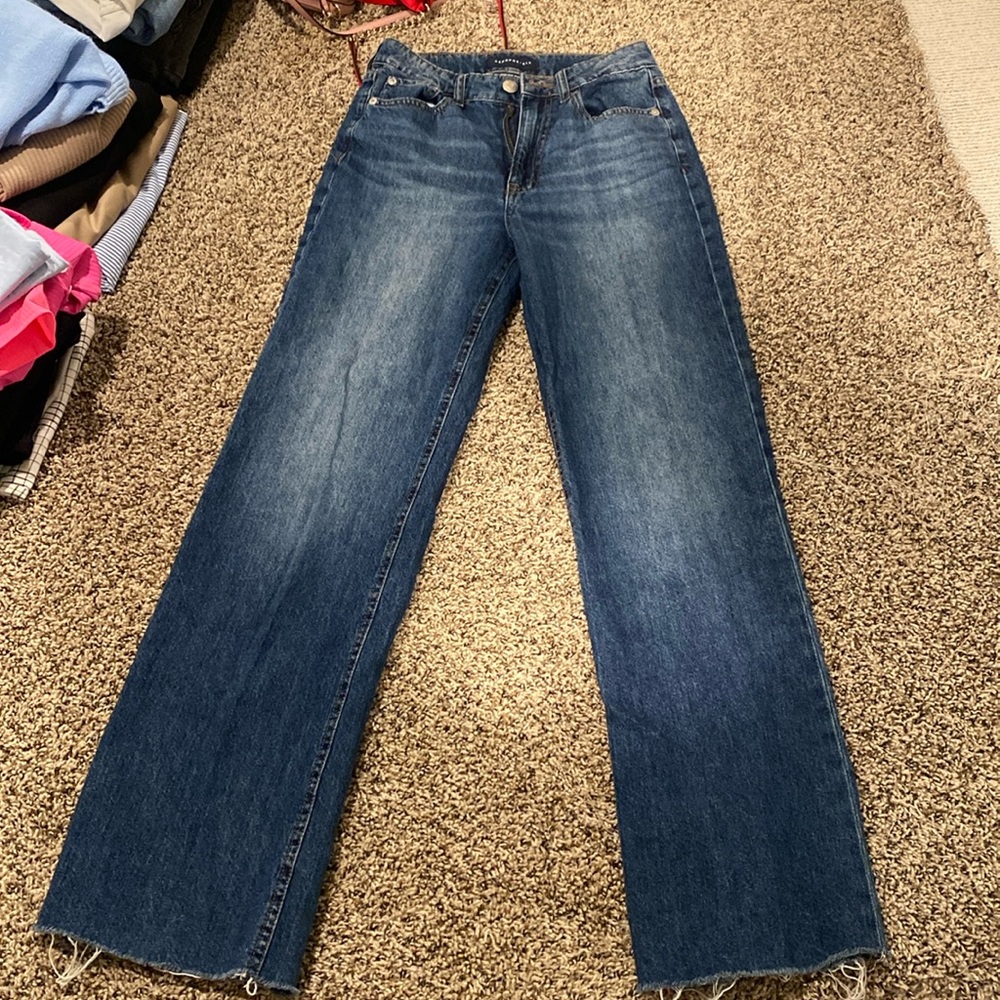 Aeropostale Indigo Wide-Leg Jeans